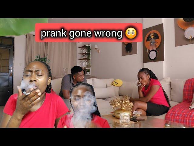 SMOKING  PRANK ON MY BOYFRIEND  (HE almost got wild)