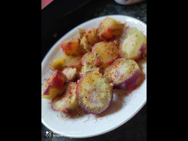 Sweet potato chat-healthy 5 minutes recipe by Meera cooks