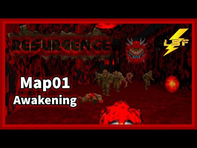 AWAKENING | Doom II: Resurgence [Ultra-Violence 100%] - Map01