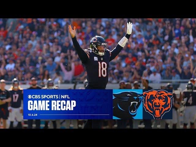 Caleb Williams, DJ Moore EXPLODE as Bears defeat Panthers, now 3-0 at home | Game Recap