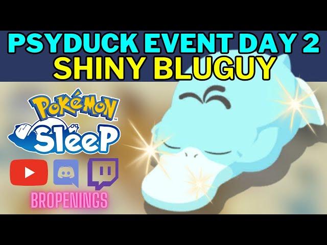 Eevee Day 2: Shiny Bluguy #pokemonsleep #psyduck #shinypokemon