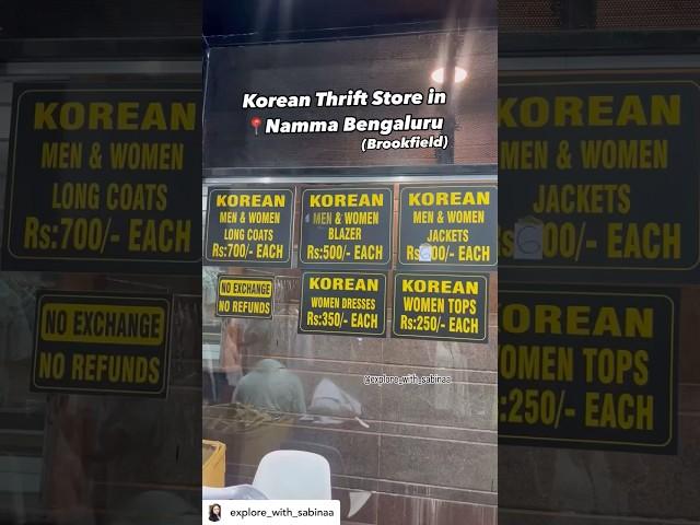 Korean Thrift Store in Bangalore,Brookfield