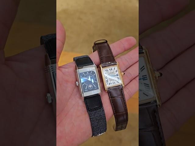 can a reverso and a tank exist in the same collection?  #cartier #reverso #swisswatches