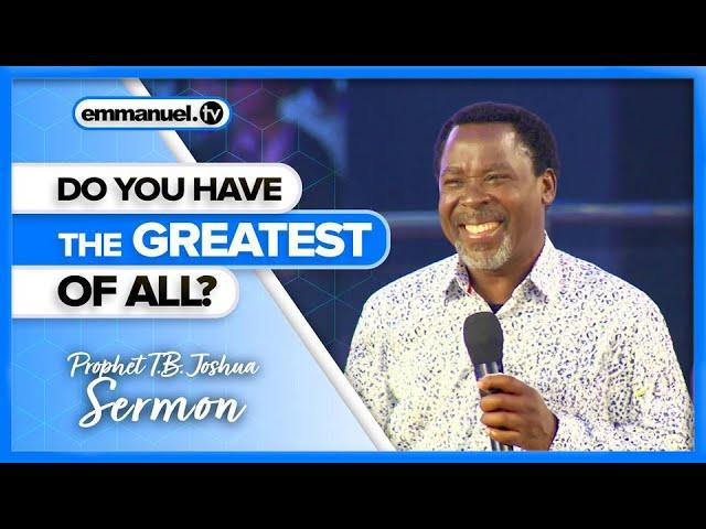 THE VOICE OF LOVE | Prophet TB Joshua Sermon #ProphetTBJoshua #EmmanuelTV #Letlovelead