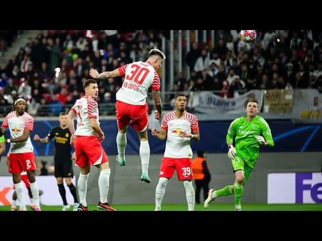 Benjamin Sesko's disallowed goals vs Real Madrid controversy #leipzig #football #league1