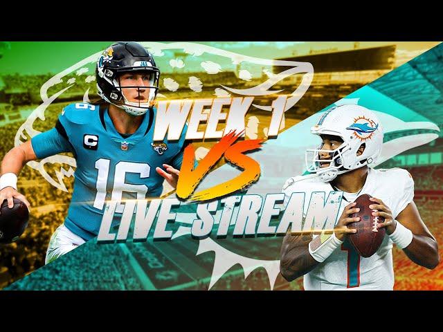 Jacksonville Jaguars Vs Miami Dolphins Week 1 Live Stream Reaction!