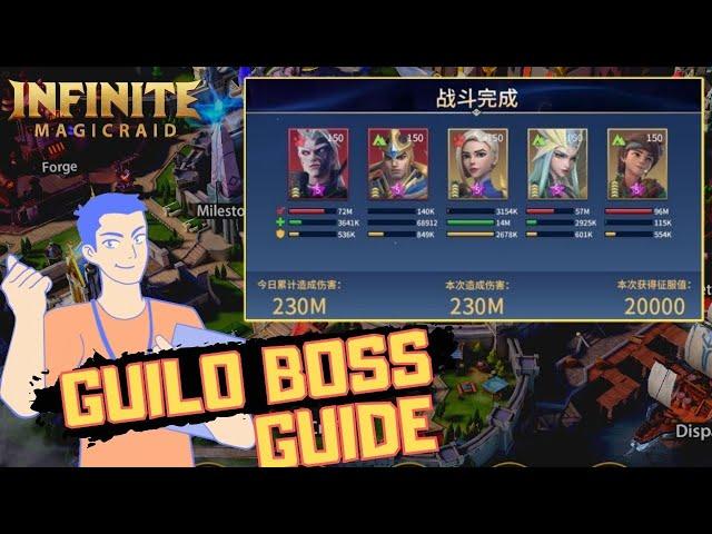 Guild Boss Guide For Late Game/End Game.. How To Build Your Team... | INFINITE MAGICRAID