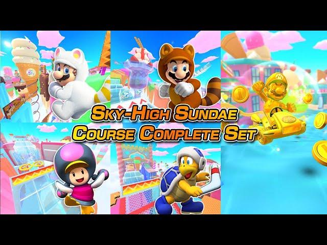 SWEET TREATS! | Sky-High Sundae Complete Set Highscore (287K) | Mario Kart Tour