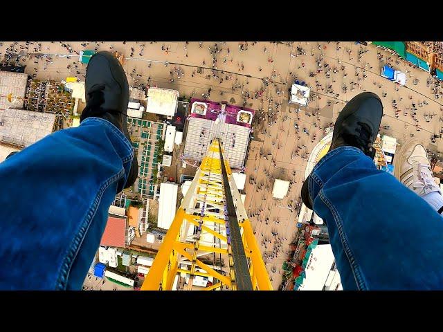 Hangover The Tower (Schneider) - Onride POV - Oktoberfest München 2023 | Freefall Tower