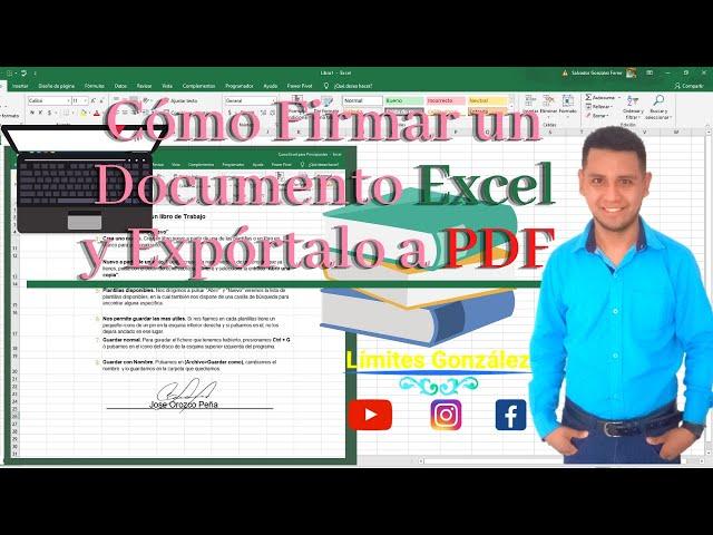 Como Firmar un Documento Excel y Expórtalo a PDF