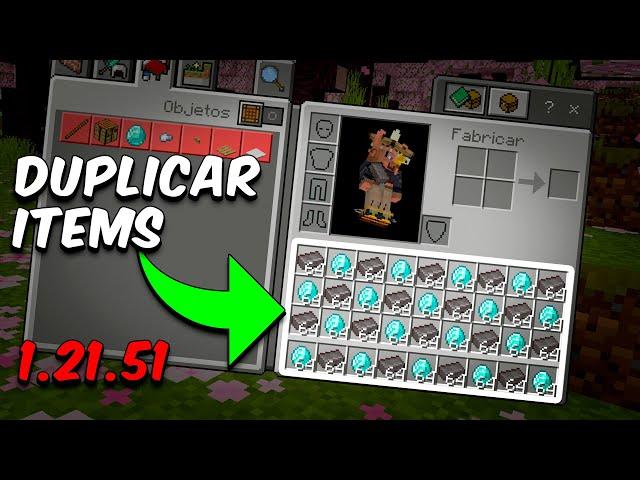  COMO DUPLICAR ITEMS EN MINECRAFT BEDROCK 1.21.51 / NUEVO BUG