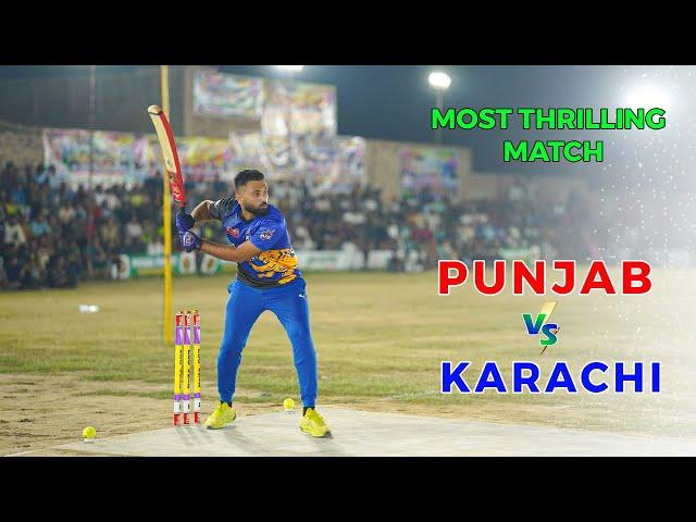 MOST THRILLING MATCH IN TAPE BALL CRICKET | PUNJAB VS KARACHI | TAMOUR MIRZA KHURRAM CHAKWAL