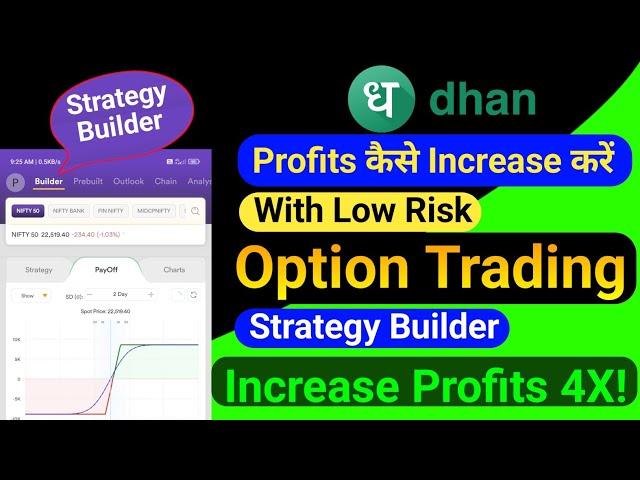 option strategy builder free dhan app || dhan option trader strategy builder