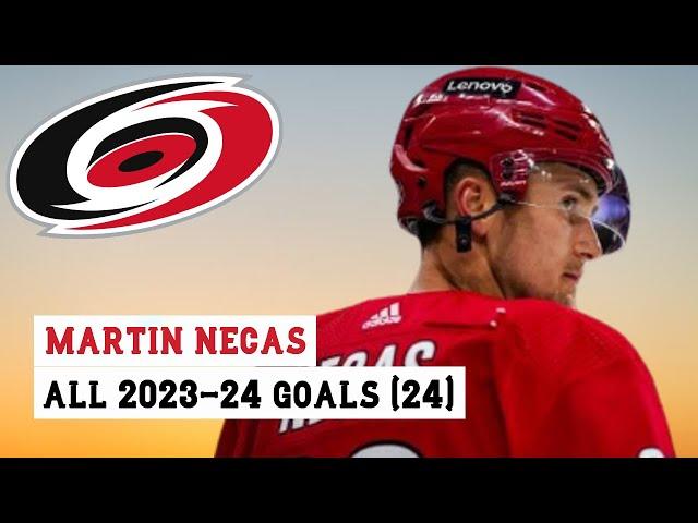 Martin Necas (#88) All 24 Goals of the 2023-24 NHL Season