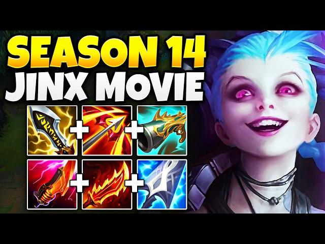 TRYING EVERY JINX BUILD POSSIBLE FOR SEASON 14! (THE JINX MOVIE)