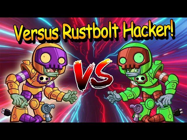 Rustbolt vs Hacker Rustbolt! I Getting Tired Of Facing Hackers In PvZ Heroes