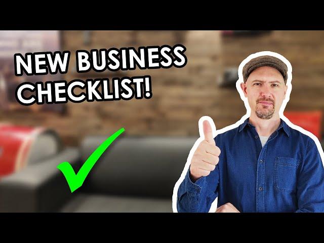 UK business startup checklist - become self employed!