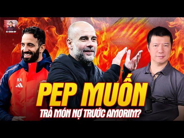 BLV QUANG HUY REACTION | AMORIM LÀ MỘT LÝ DO ĐỂ PEP GUARDIOLA Ở LẠI MAN CITY?