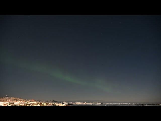 Northern lights in Ilulissat, Greenland | Timelapse