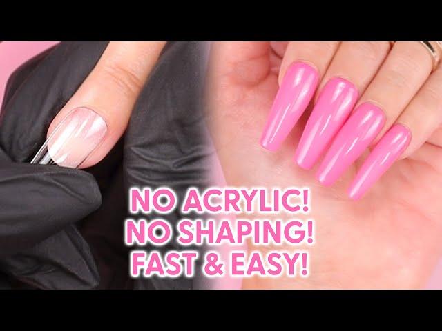 How to apply gel extension nails! | Kiara Sky Nails Gelly Tips! Fast and easy nails,no acrylic‍️