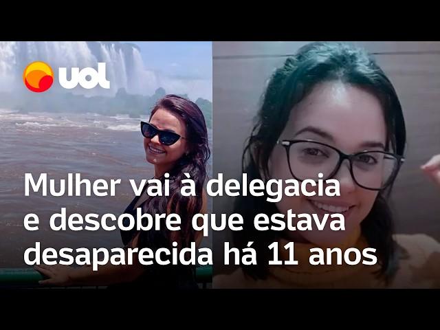 Mulher vai à delegacia e descobre que estava desaparecida há mais de 11 anos: veja vídeo