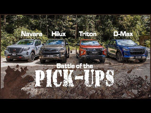 Nissan Navara PRO-4x  Mitsubishi Triton Athlete  Toyota Hilux Rogue  Isuzu D-Max X-Terrain