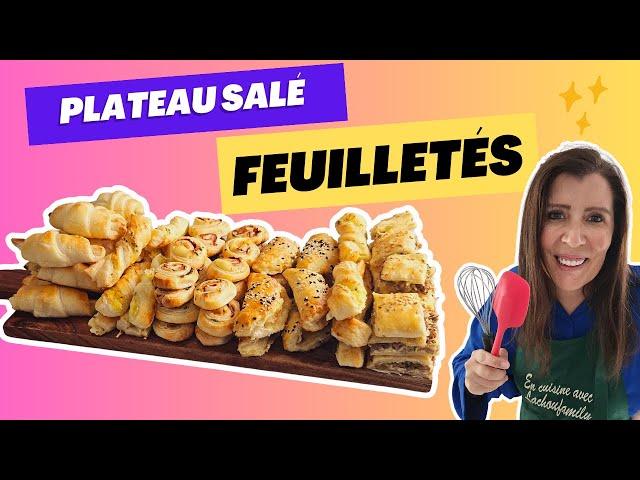 RECETTE : Réalisez un plateau salé traiteur avec 5 feuilletés différents  **LACHOUFAMILY**