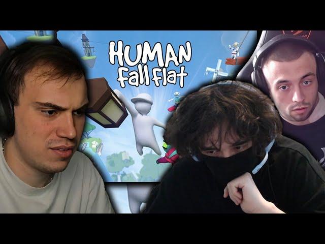 РОСТИК САСАВОТ И МАКС ИГРАЮТ В Human Fall Flat! #uglyfacekid #аглифейскид #uglyfacekidнарезки