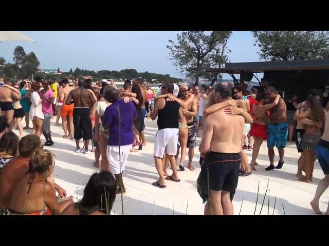 Croatian Salsa Festival 2014 Sexy Kizomba at Amarin Beach Party Croatian Salsa Festival