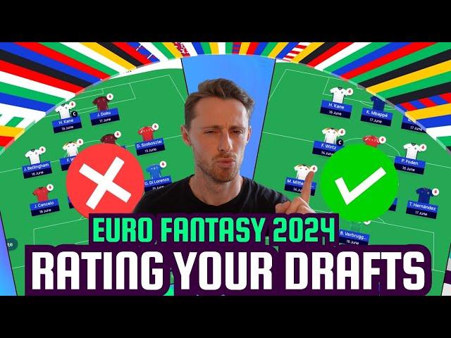 EURO FANTASY RATING YOUR MD1 DRAFTS I EURO 2024 FANTASY TIPS