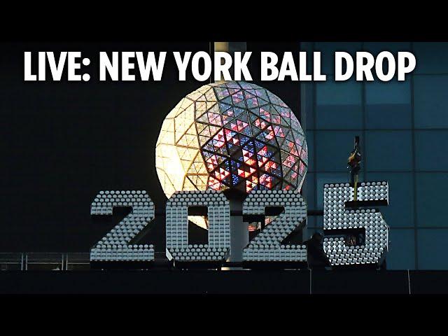 LIVE: New York brings in 2025 with the Time's Square Ball Drop