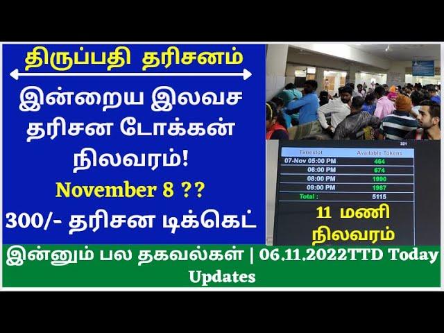 TTD Latest News| Tirumala Today Latest News Updates|TTD Today News| Today Latest Update |07.11.2022