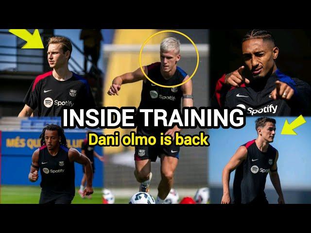 INSIDE TRAINING| Dani olmo is back | focused on getafe