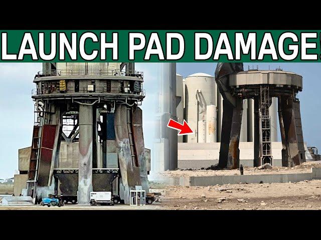 Launch Pad Damaged During The Starship Flight 6!