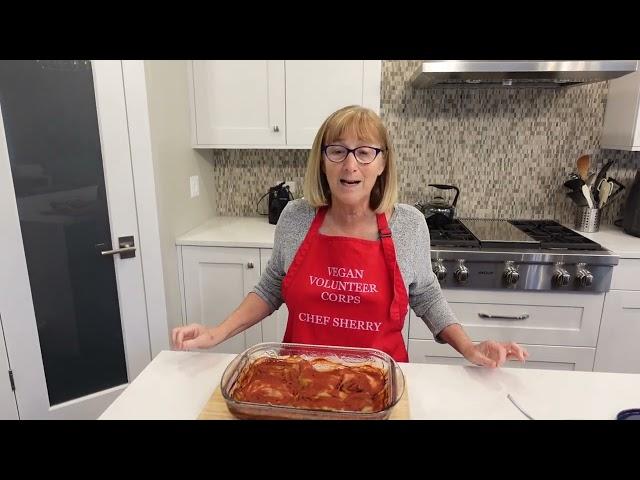 Sherry's Plant-Based Stuffed Cabbage Rolls/Hummus