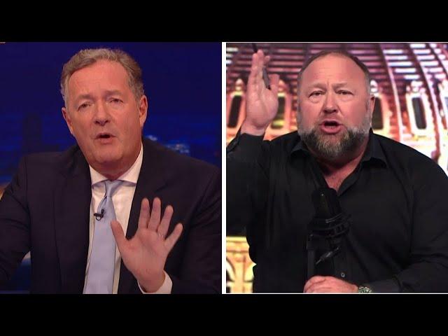 Piers Morgan Challenges Alex Jones: "You KNOW It's Nonsense!" | The Full Debate