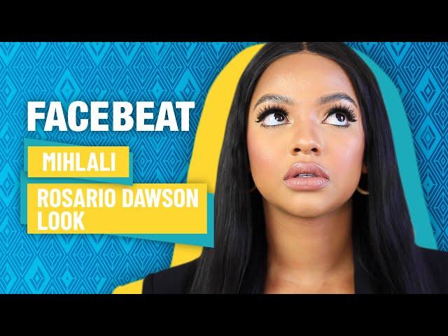 Mihlali N recreates Rosario Dawson's natural makeup from Briarpatch | Facebeat tutorials with DStv