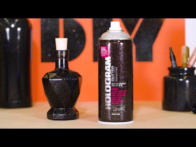 How to use the Montana Cans HOLOGRAM Glitter Effect Spray  400ml - tutorial