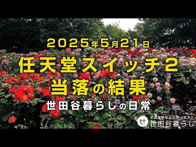 任天堂Switch2の当落の結果と砧公園の綺麗なバラ｜世田谷暮らしの日常
