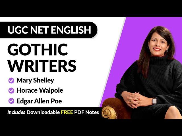 Most Important Gothic Writers | UGC NET English Literature | Arpita Karwa