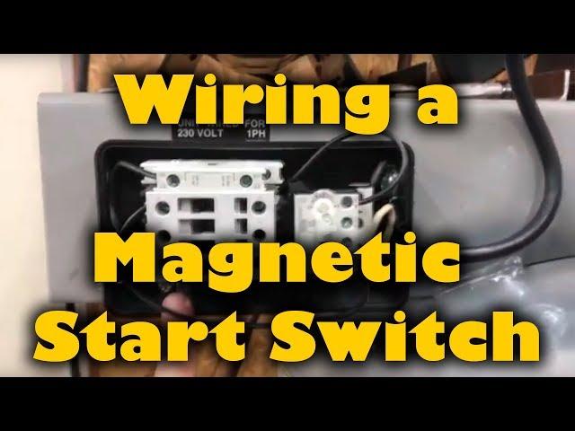 Magnetic Start Switch Wiring to a 5hp Compressor