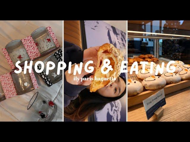 shopping & pastries  | trying paris baguette pastries & a proud tjmaxx/marshalls haul