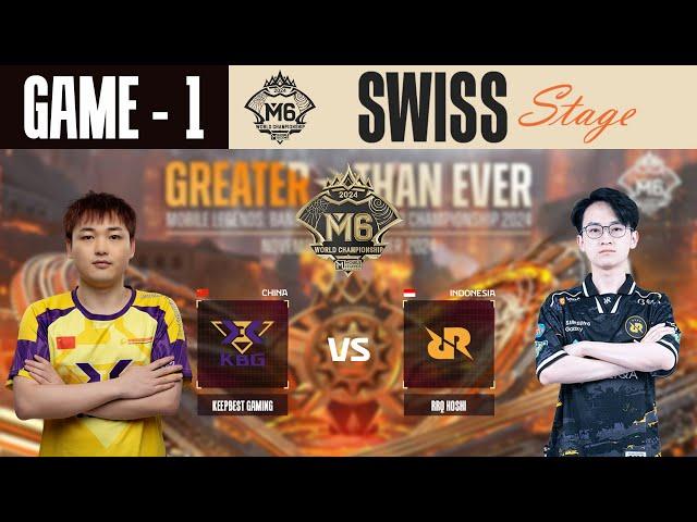 [Game - 1] KeepBest Gaming vs RRQ Hoshi [M6 World Championship]