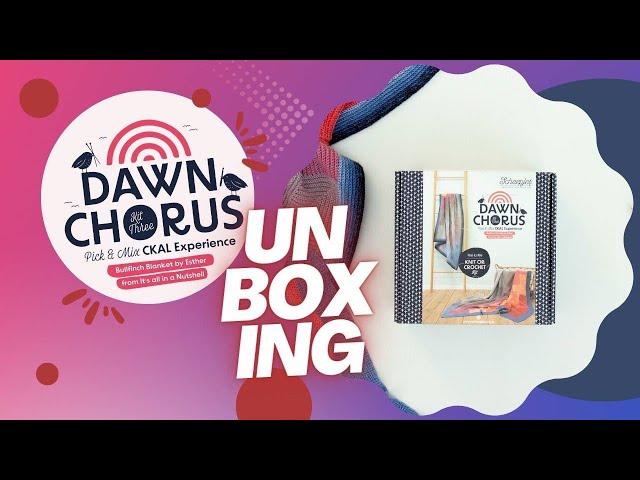 Scheepjes Dawn Chorus Bullfinch Blanket Kit Unboxing