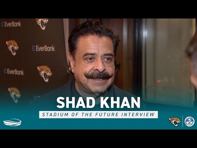 Shad Khan Celebrates Unanimous NFL Vote On Jacksonville's Stadium Renovations