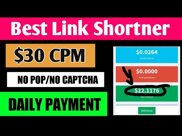  Paid Link Shortener | High CPM Link Shortener