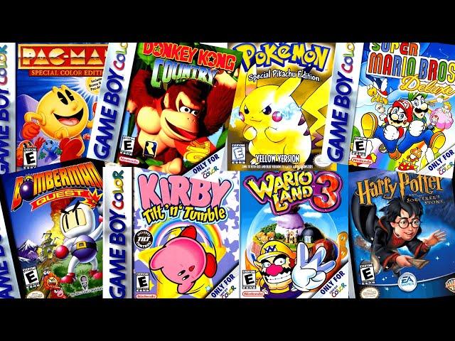 Top 100 best Gameboy color games in chronological order. 1998 - 2002