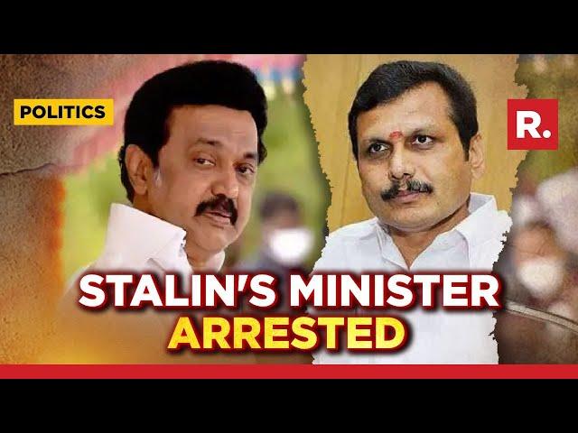 Tamil Nadu: ED Arrests Stalin's Mantri Senthil Balaji In Money Laundering Case