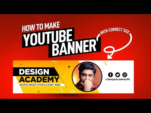 How to Make a YouTube Banner or Channel Art - Photoshop Tutorial