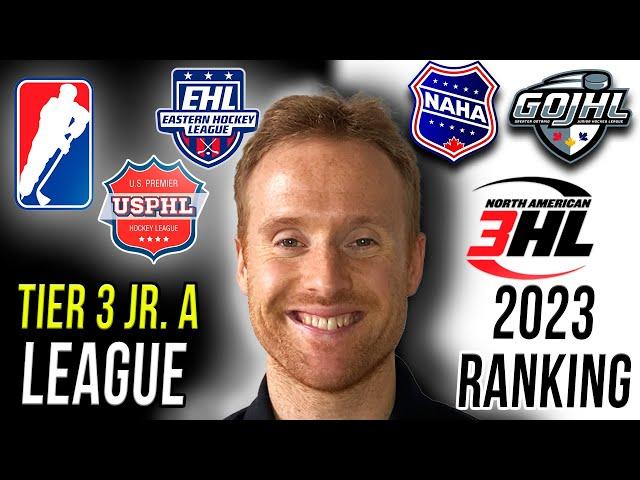 RANKING Tier 3 Jr. A Hockey LEAGUES (Jr. B & Jr. C too)